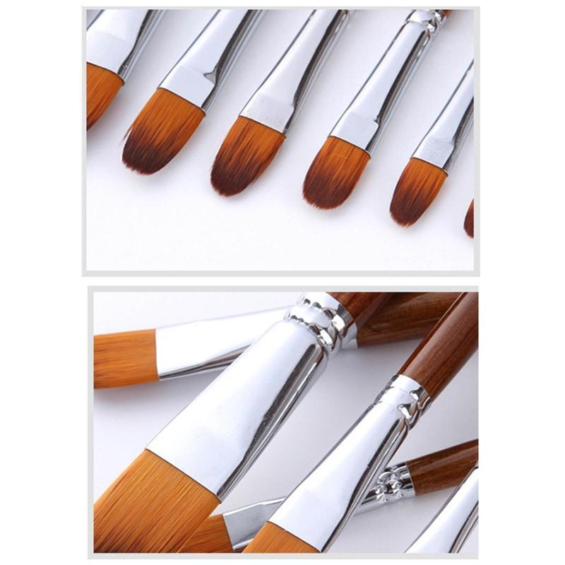 13Pcs Paint Brushes for Acrylic Painting Art Brush Drawing and Art Supplies