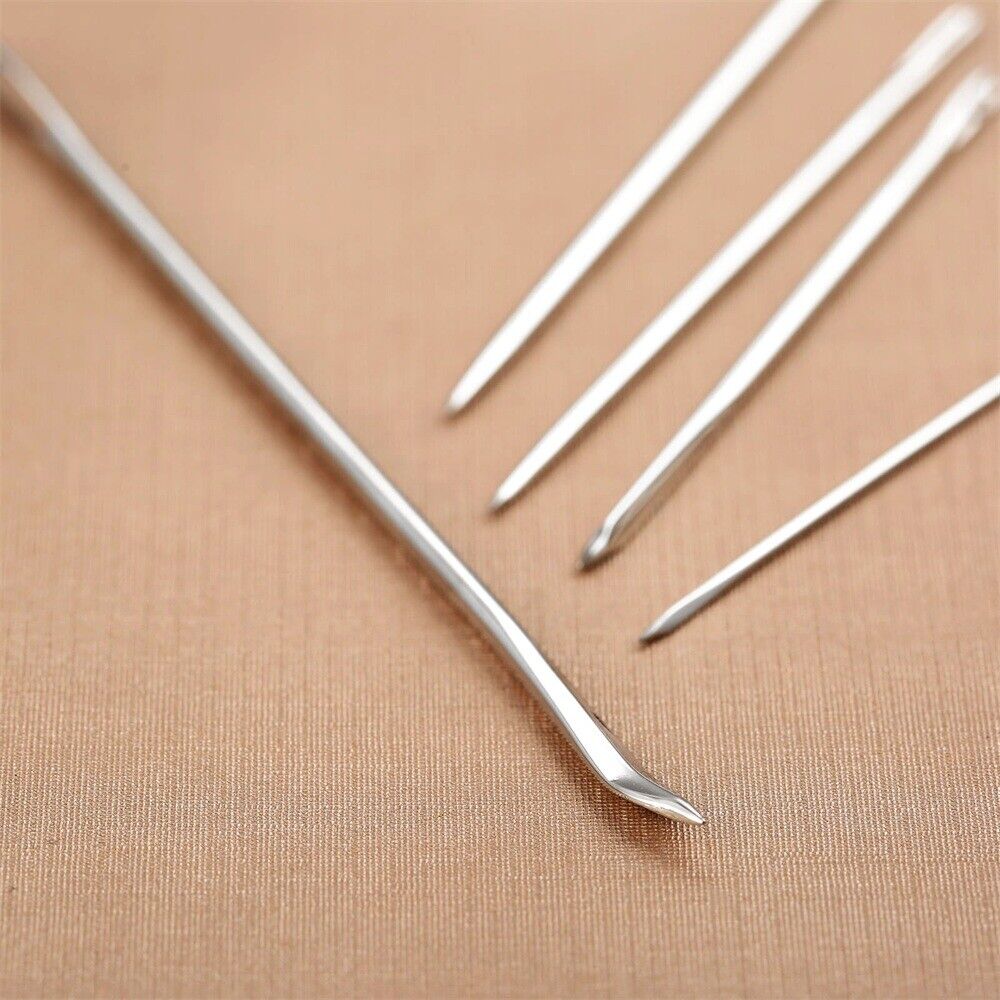 7Pcs/set Sewing Needles Stainless steel Variety of Needles Curved Crochet Hook