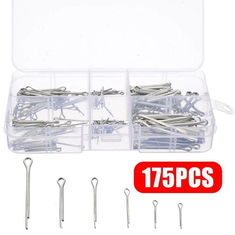 Split Cotter Pins Fixing Set Assortment Kits Tool for Use With Cars/Lorry/Towing
