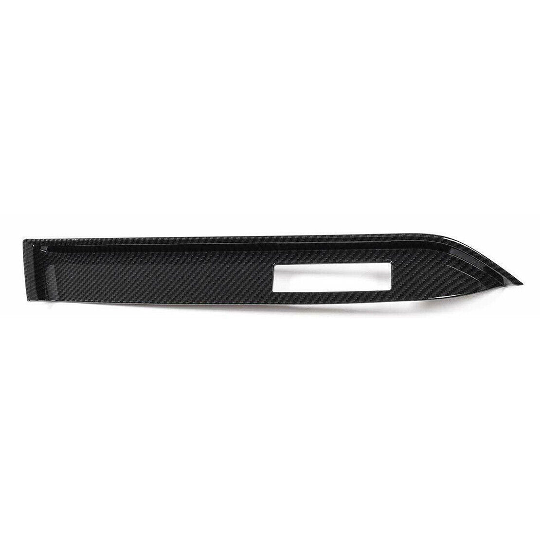 Carbon Fiber style Interior Co-pilot Dashboard Cover Fit For Ford Mustang 15-19