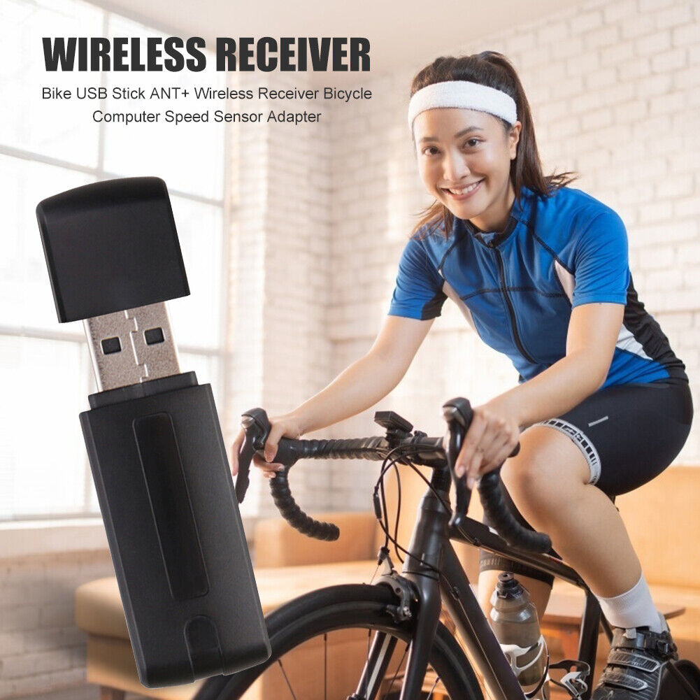 Bike USB Stick ANT+ Wireless Receiver Bicycle Computer Speed Sensor Adapter