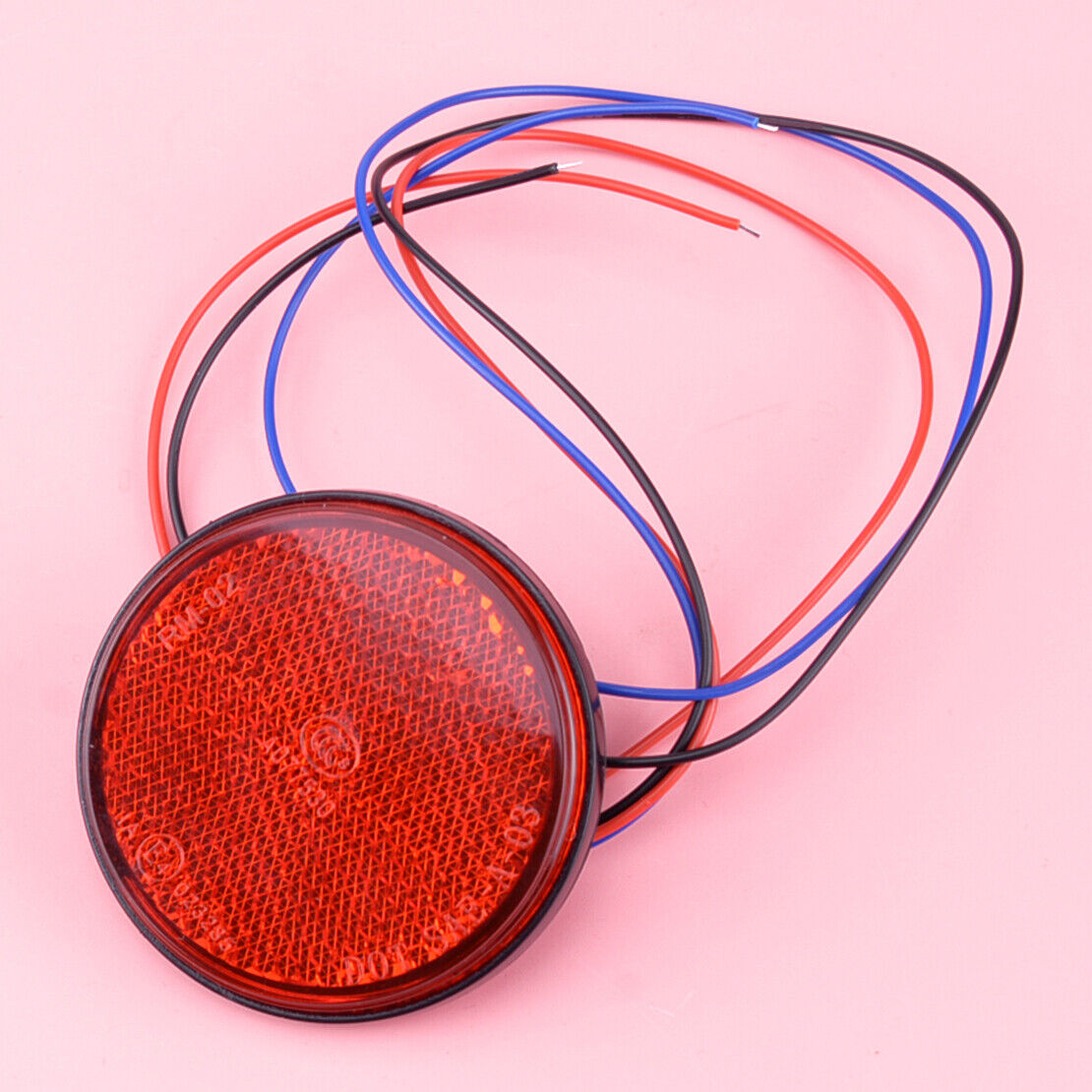 1x24 LED Round Rear Tail Brake Stop Light Lamp Indicator Car Trailer Truck Li