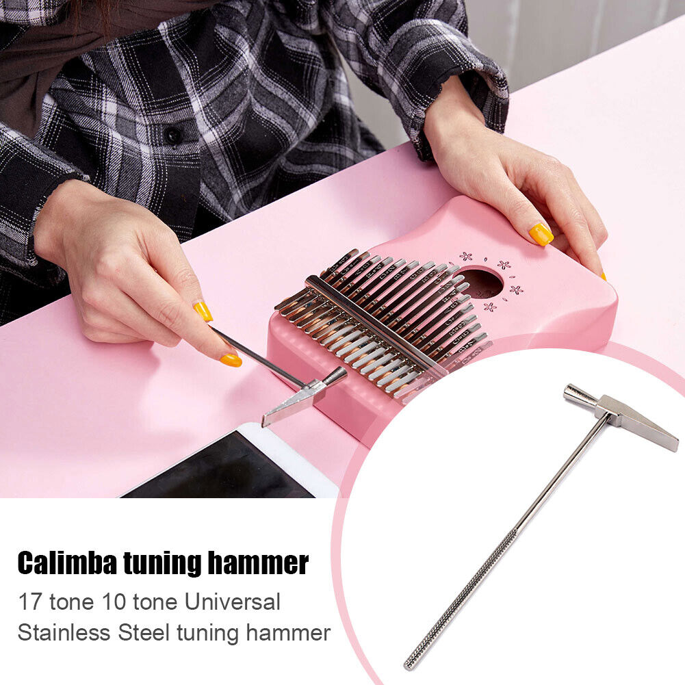 Kalimba Tuning Hammer Stainless Steel Finger Thumb Piano Instrument Tools