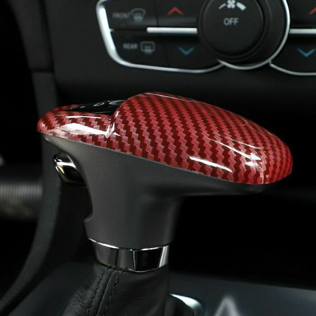 Center Gear Shift Shifter Knob Head Cover Trim Fit for Dodge Durango 18-21 Acc