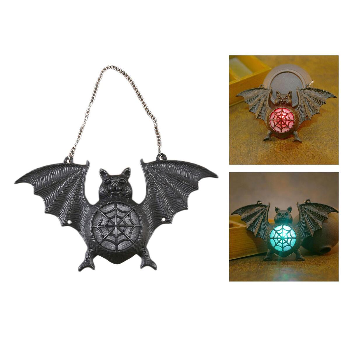 Bat Light Pendant Ornaments Home Decor Scary Bats for Door Outdoor Home
