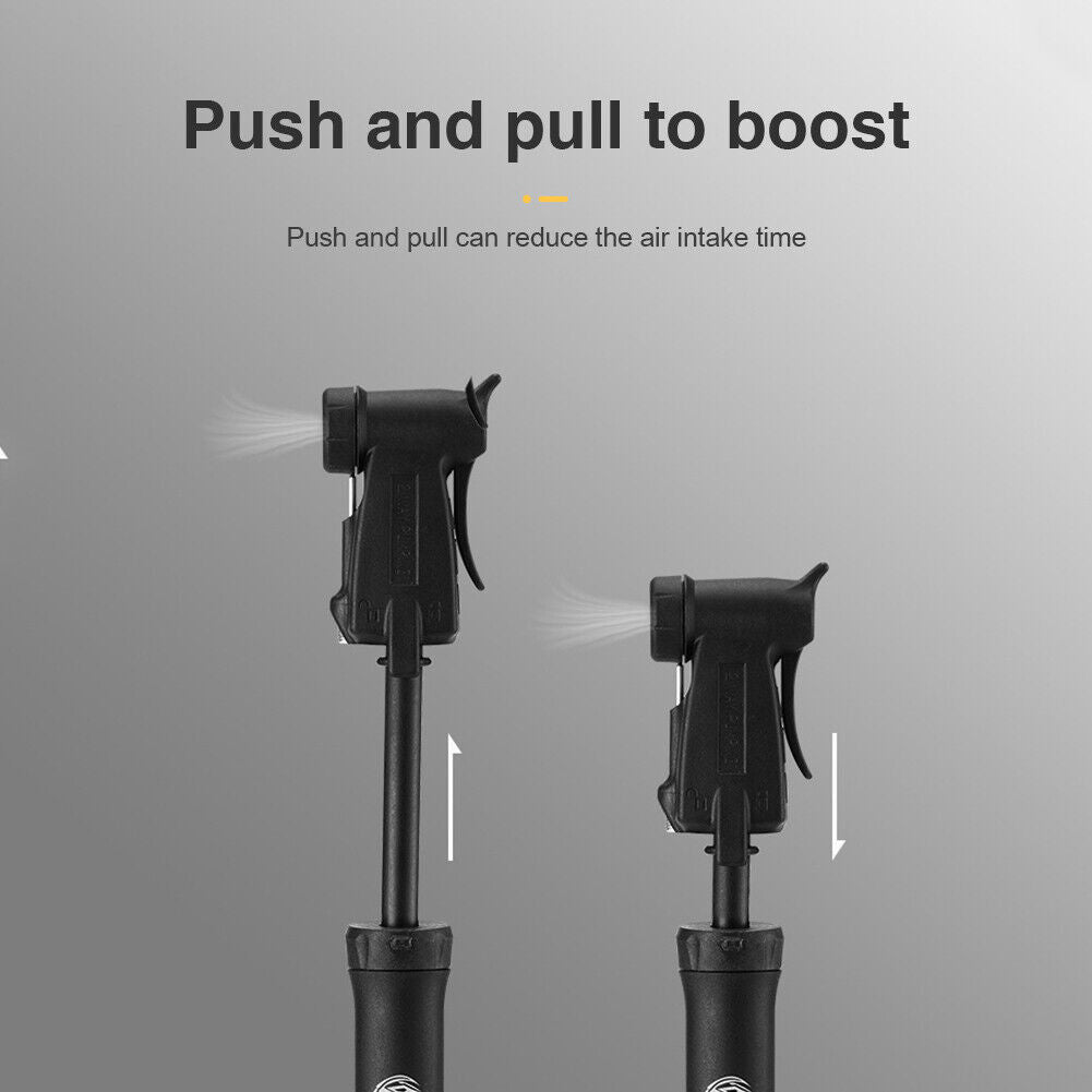 CYCLINGBOX Bicycle Tire Inflator Pump MTB Bike Tyre Patch Repair Tool Kits