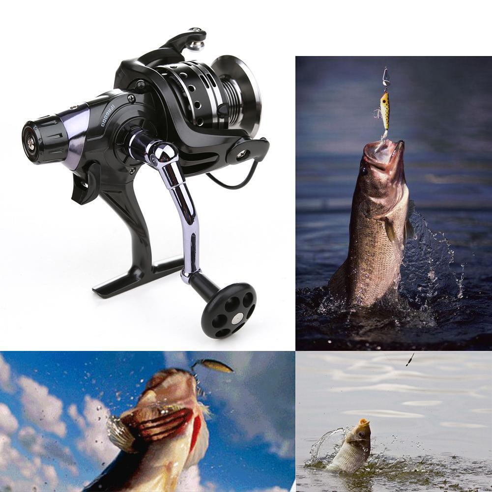 11+1BB Dual Brake Bait Casting Fishing Reel for Carp Sea Fishing (6000)
