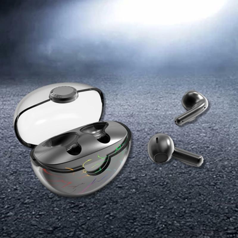 Bluetooth-compatible5.1 Earphone Waterproof Headphone with Charging Cases