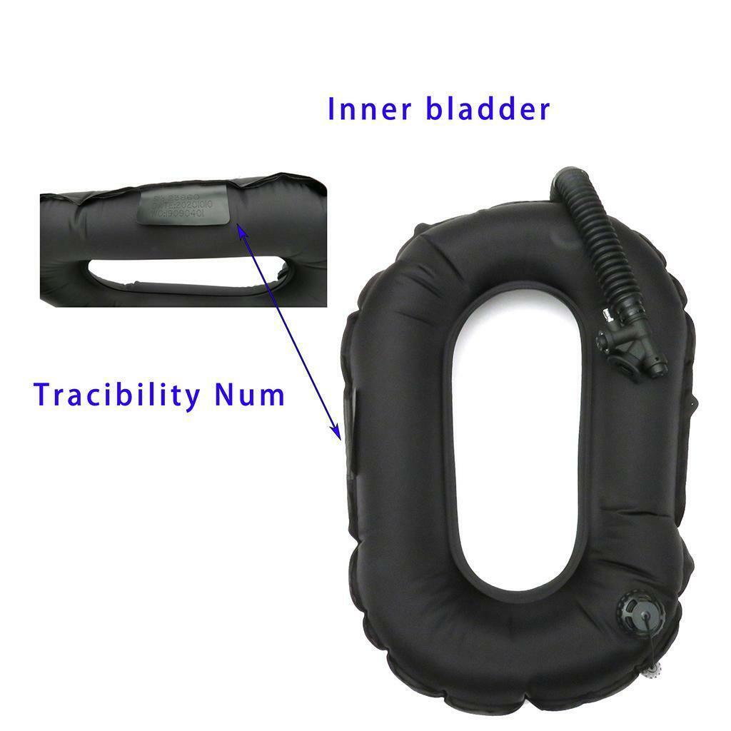 Deluxe Diving Donut Wing 25lbs Single Tank Compensator Buoyancy 22''  Hose
