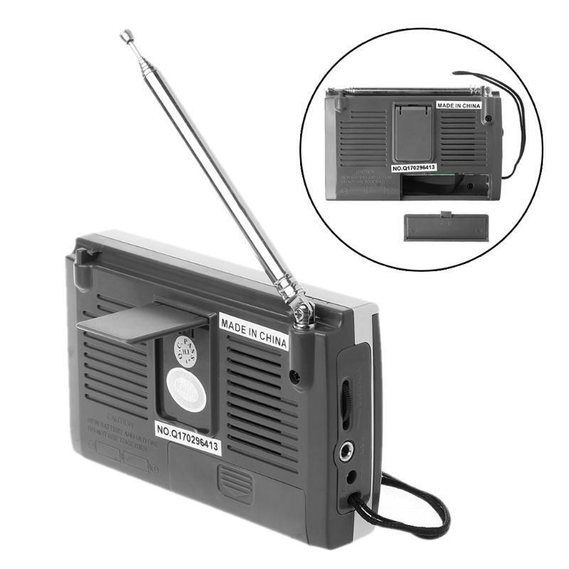 KK-9803 FM/MW/SW1-8 Full 10 Band Hi-Sensitivity Radio Receiver With Folding