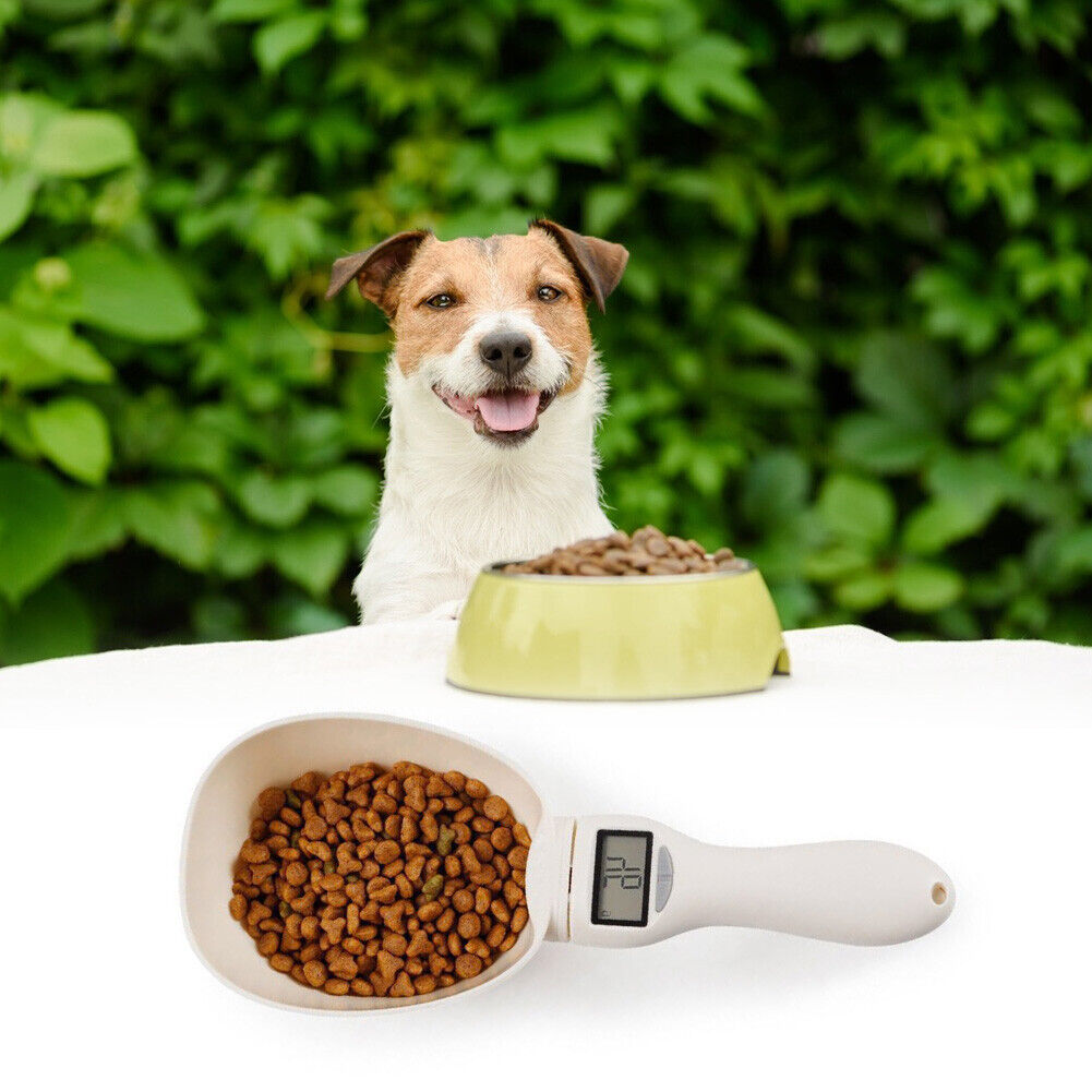 Electronic Dogs Cat Cereals Scale Weighing Meter Pet Food Weighing Spoon