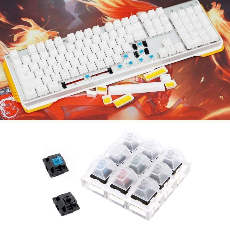 Mechanical Keyboard Switches 9 Cherry MX Keyboard Tester Kit Keycaps Testing