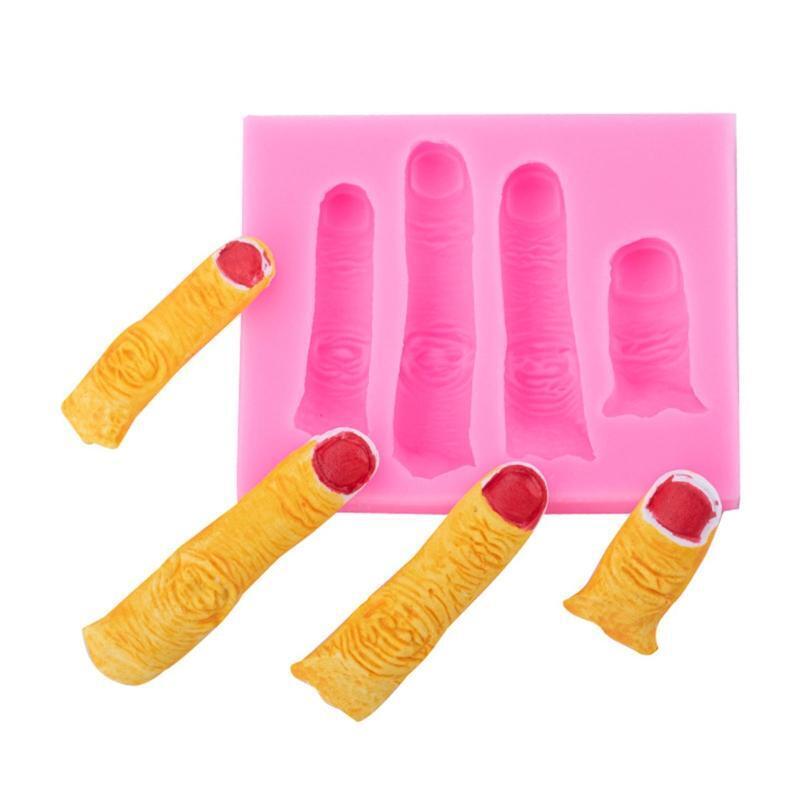 Simulation of Broken Fingers Shape Chocolate Candy Molds Craft DIY Mold Home