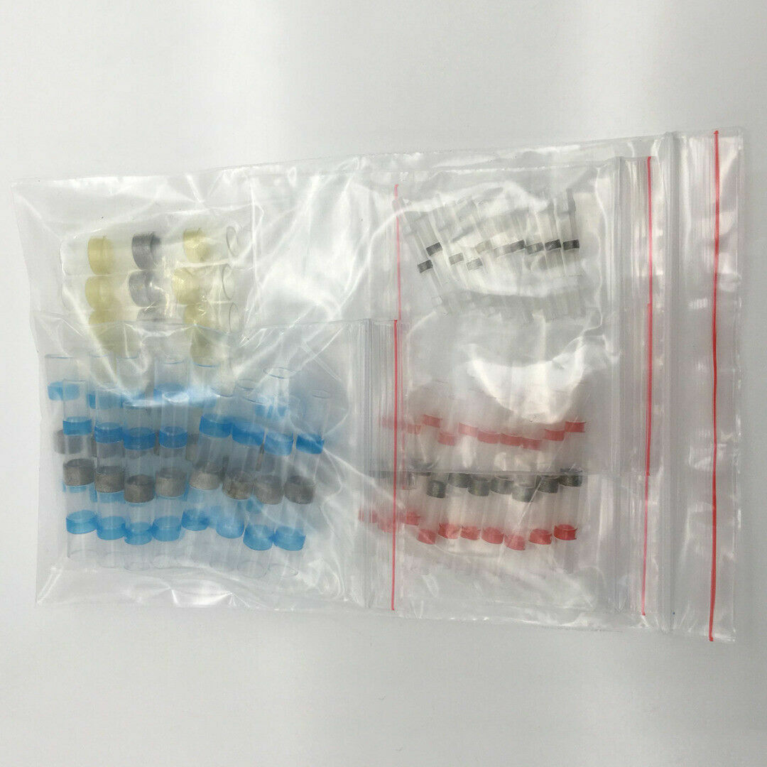 40pcs 4 Size Solder Sleeve Heat Shrink Tube Wire Terminals Connectors Waterproof