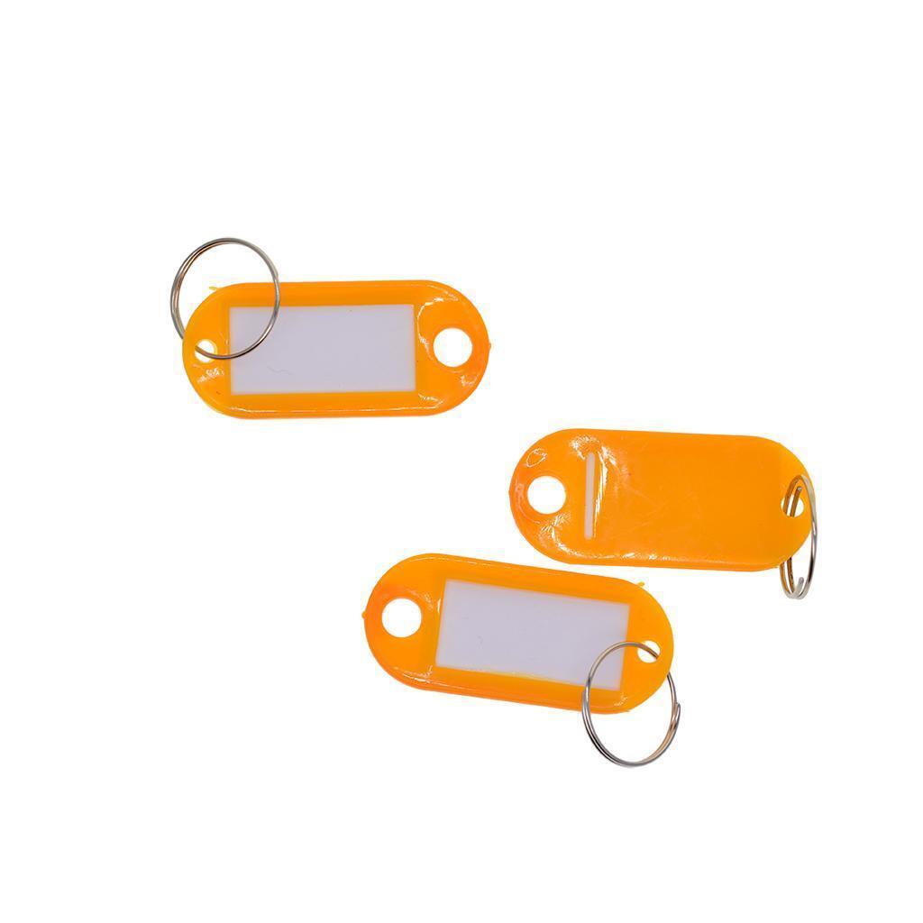 100 Pieces Removable Waterproof Key Tags ID Name Card Tags Mark Labels