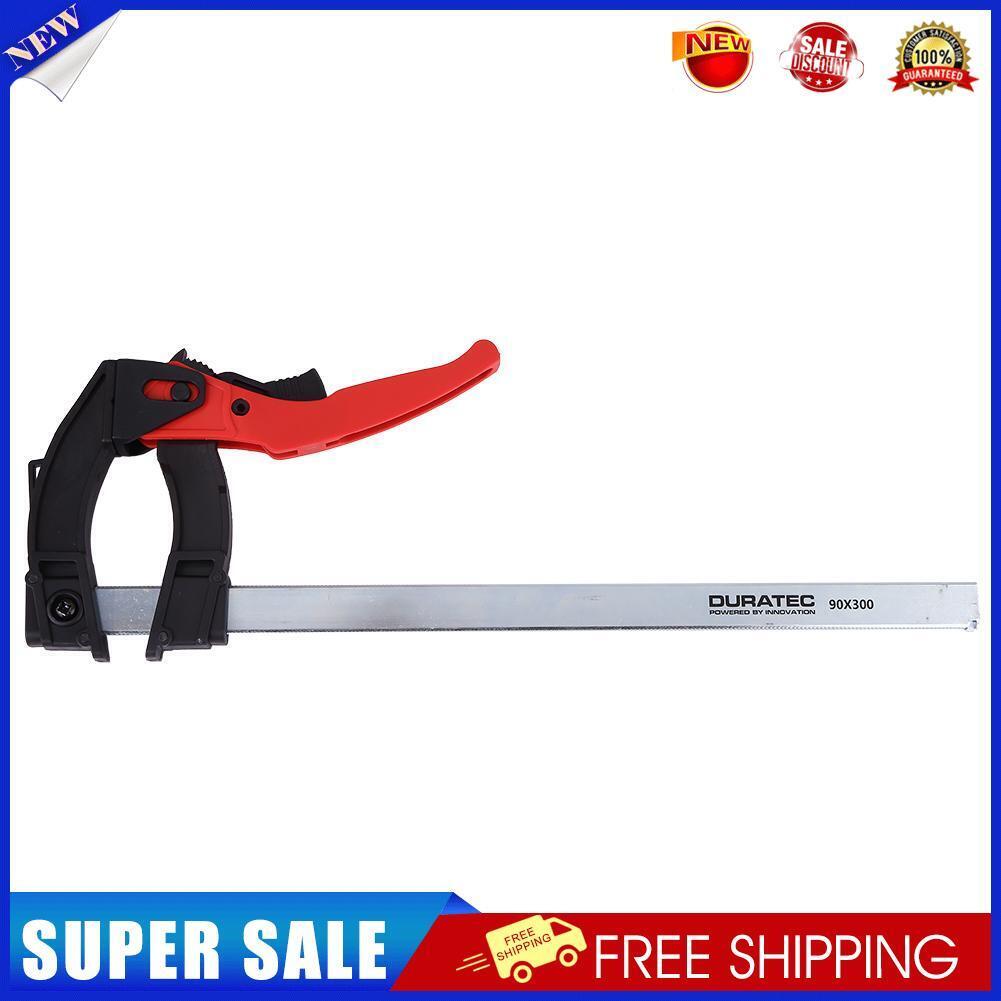 DURATEC Ratchet F Clamp Woodworking Clamp Quick Grip Wood Clip (DT64090300)