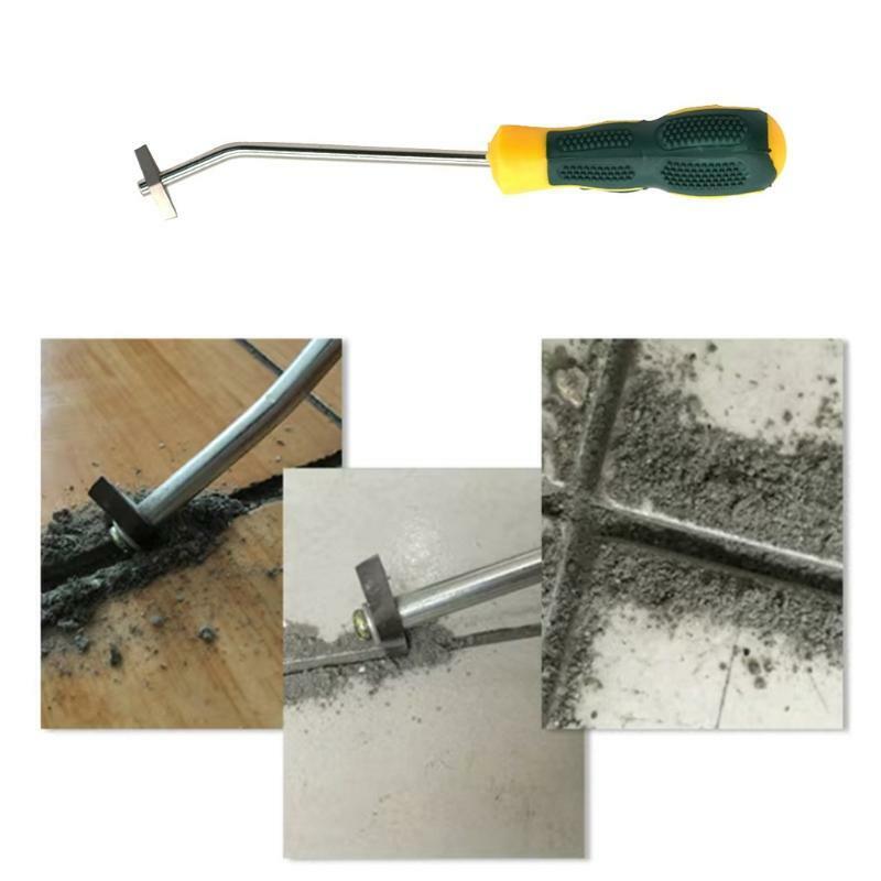 Angled Grout Scraping Rake Tool Durable Tile Cleaning Tool  Tile Cleaner