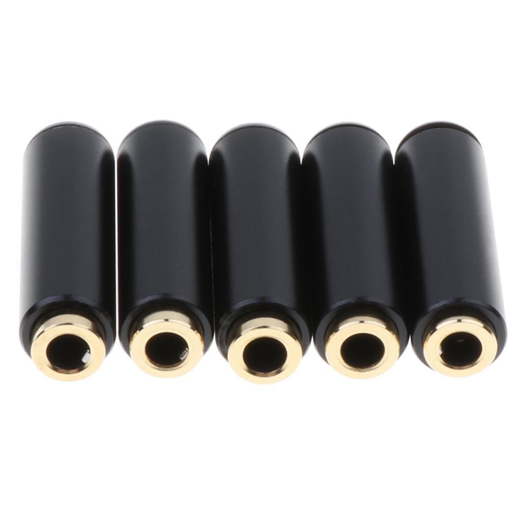 5 Packs 3.5mm Female Soldering Type Plugs Connector, Compatible for Earphone