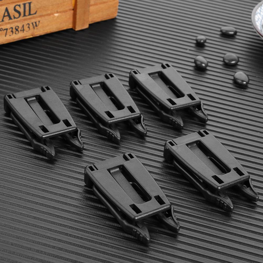 4pcs/pack Outdoor ITW Webbing Molle Attach Backpack Hang Buckle (Black)