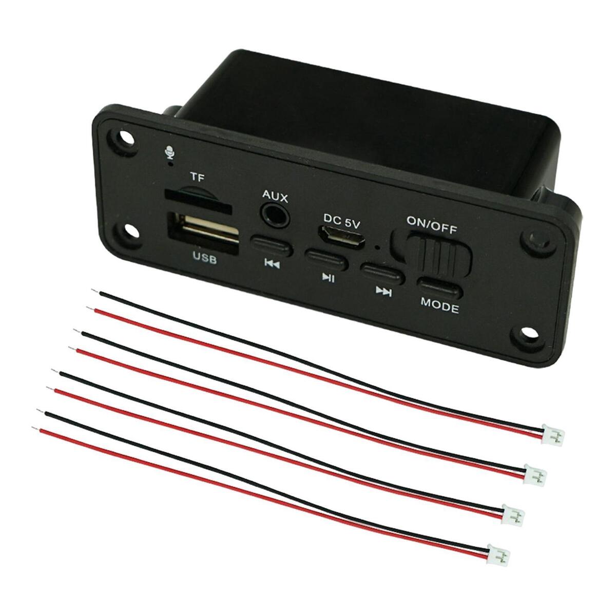 Portable BT 5.0 MP3 Player Decoding Board with Remote Control Player Durable