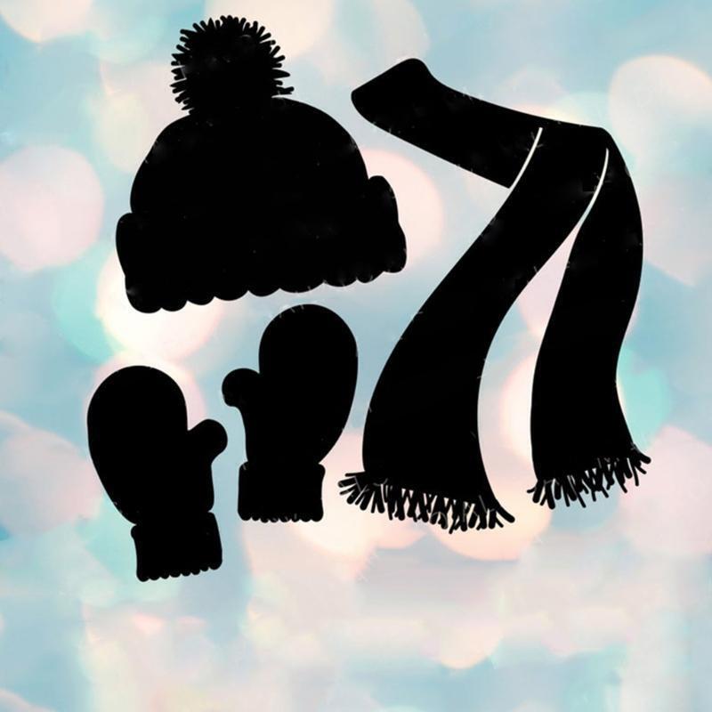 Hat Scarf Gloves Metal Cutting Dies Stencil Die Cut DIY Scrapbooking Album Paper