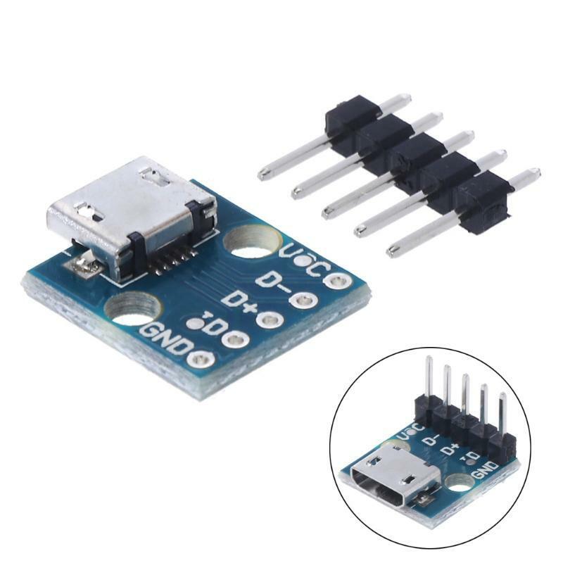 Female MICRO USB To DIP 5-Pin Pinboard 2.54mm Micro USB Type Hot Sell