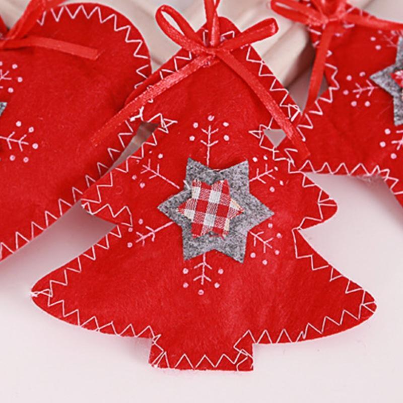 Christmas Tree Pendant Set of 3 Hanging Creative Crafts Supplies