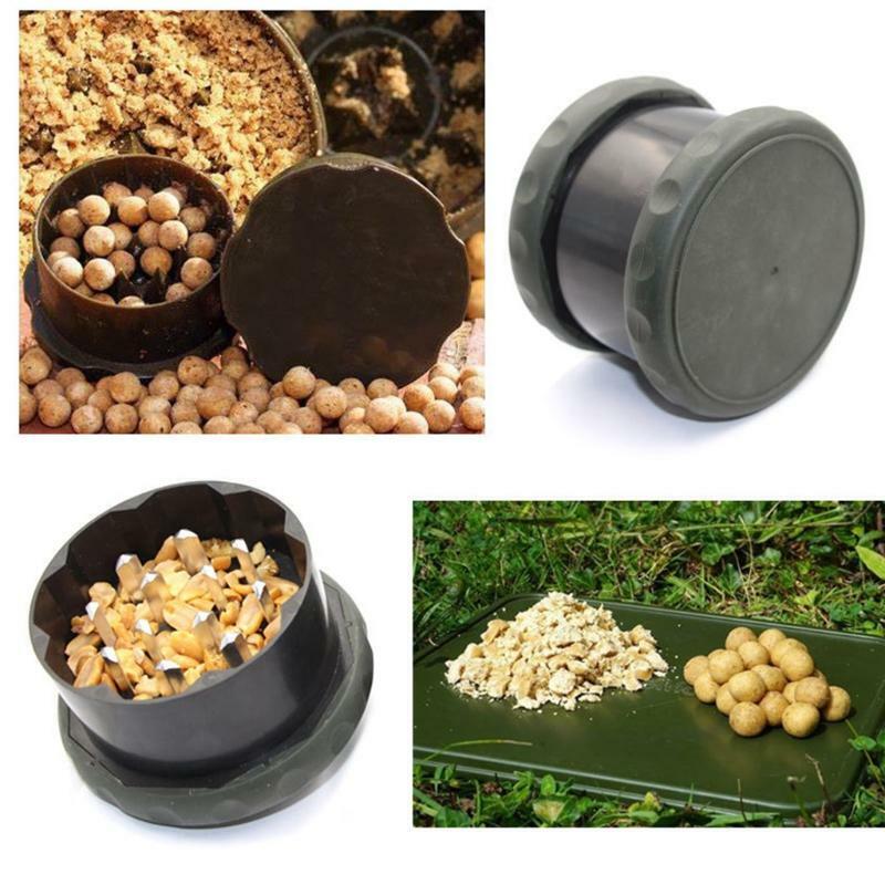 Plastic Grinding Bait Box Aluminum Thick Rubber Broken Fishing Lure Case Shredde
