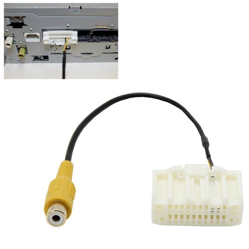 Car Interior RCA to Factory Radio Display Uconnect Adapter Backup Camera Wire