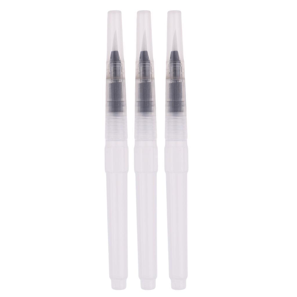 3 Pcs Watercolor Brush Pen Artist Calligraphy Pen For Painting And Drawing