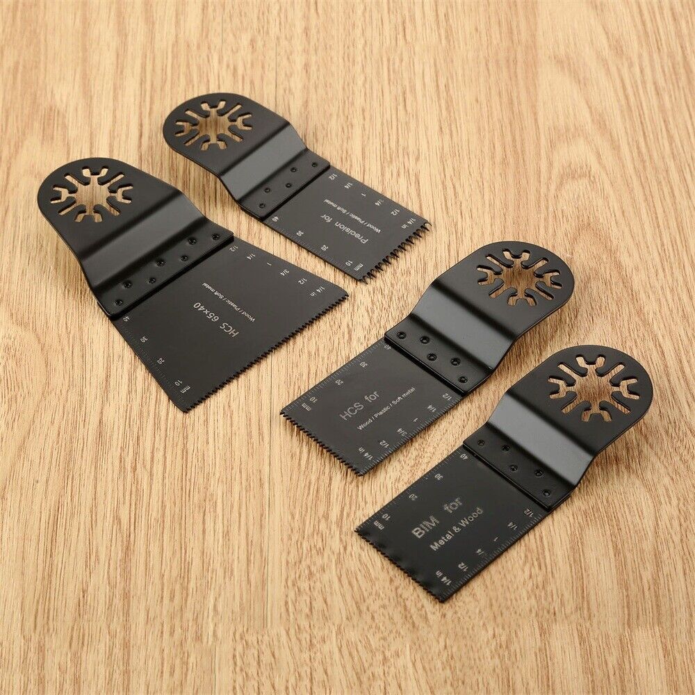 4pcs Oscillating Tool Precision E-cut Bi-metal Saw Blade For Fein Multimaster