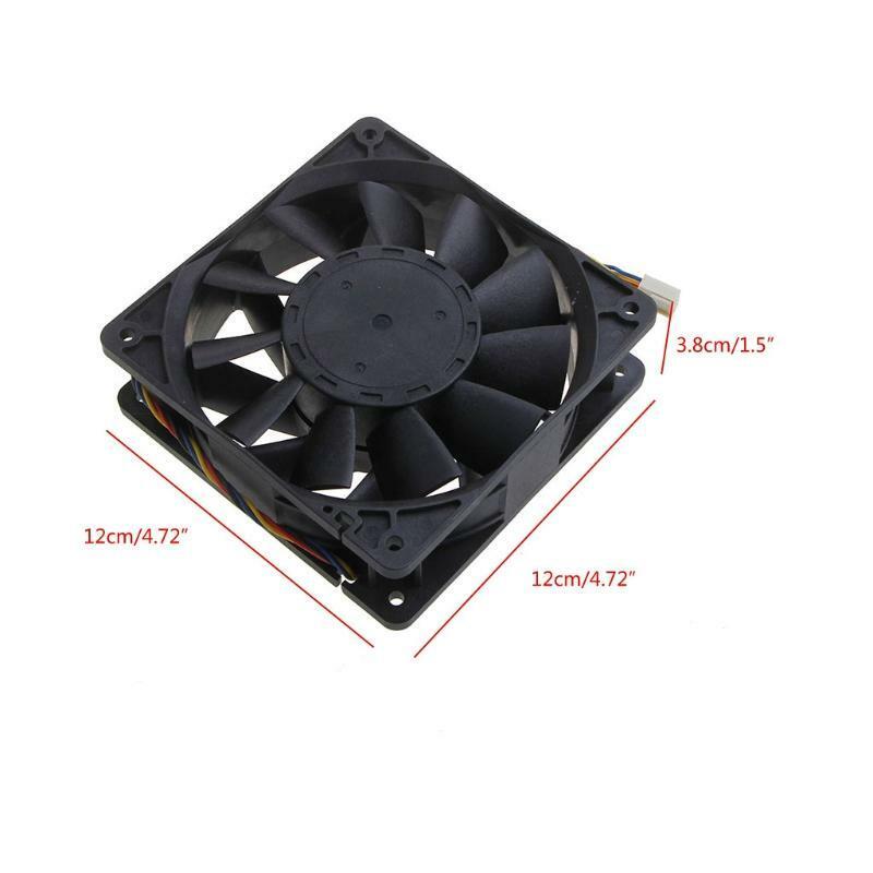 D12BM-12D Cooling Fan PQM 4P 12V Server Cooling Fan 12cm 120x120x38mm 4700rpm