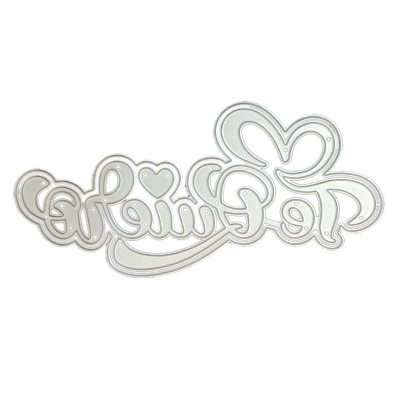 Spanish I Love You Cutting Dies Stencil Scrapbooking DIY Album Stamp Paper Card