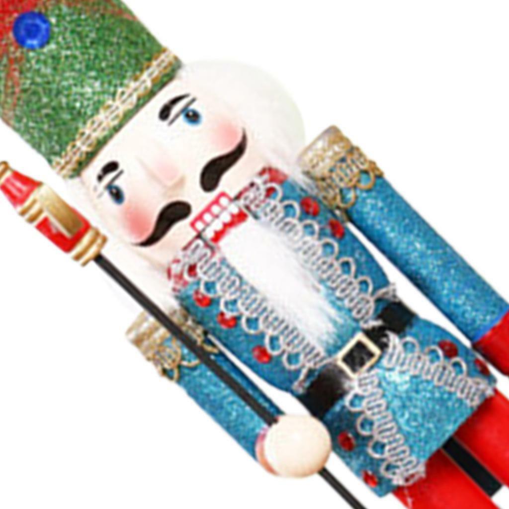 2 Pieces Festive Soldier Swordsman Nutcracker Christmas Decoration