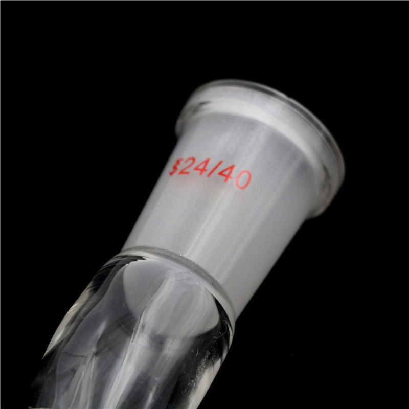 24/40 Glass Vacuum Take-off Adapter Laboratory Straight Tube Gas Inlet Adap
