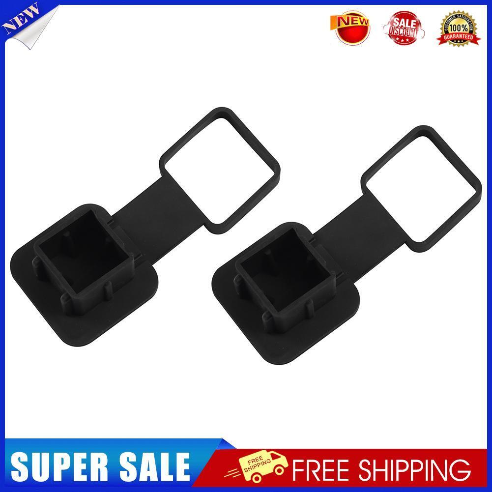 Universal 2 inch Trailer Hitch Cover Protective Tow Hook Plug Cap (2pcs)