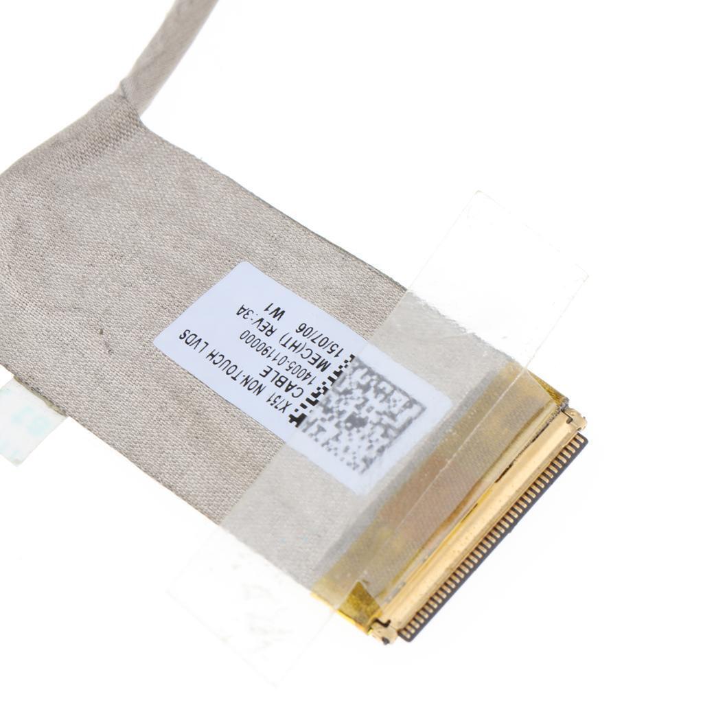Premium Laptop LVDS LCD Flex Video Screen Cable Cord Connector 40-Pin without