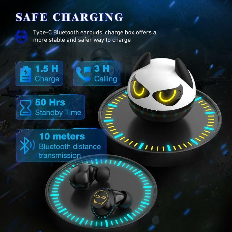 3-4Hours Using Time Bluetooth-compatible Earpiece in-Ear Rechargeable Case
