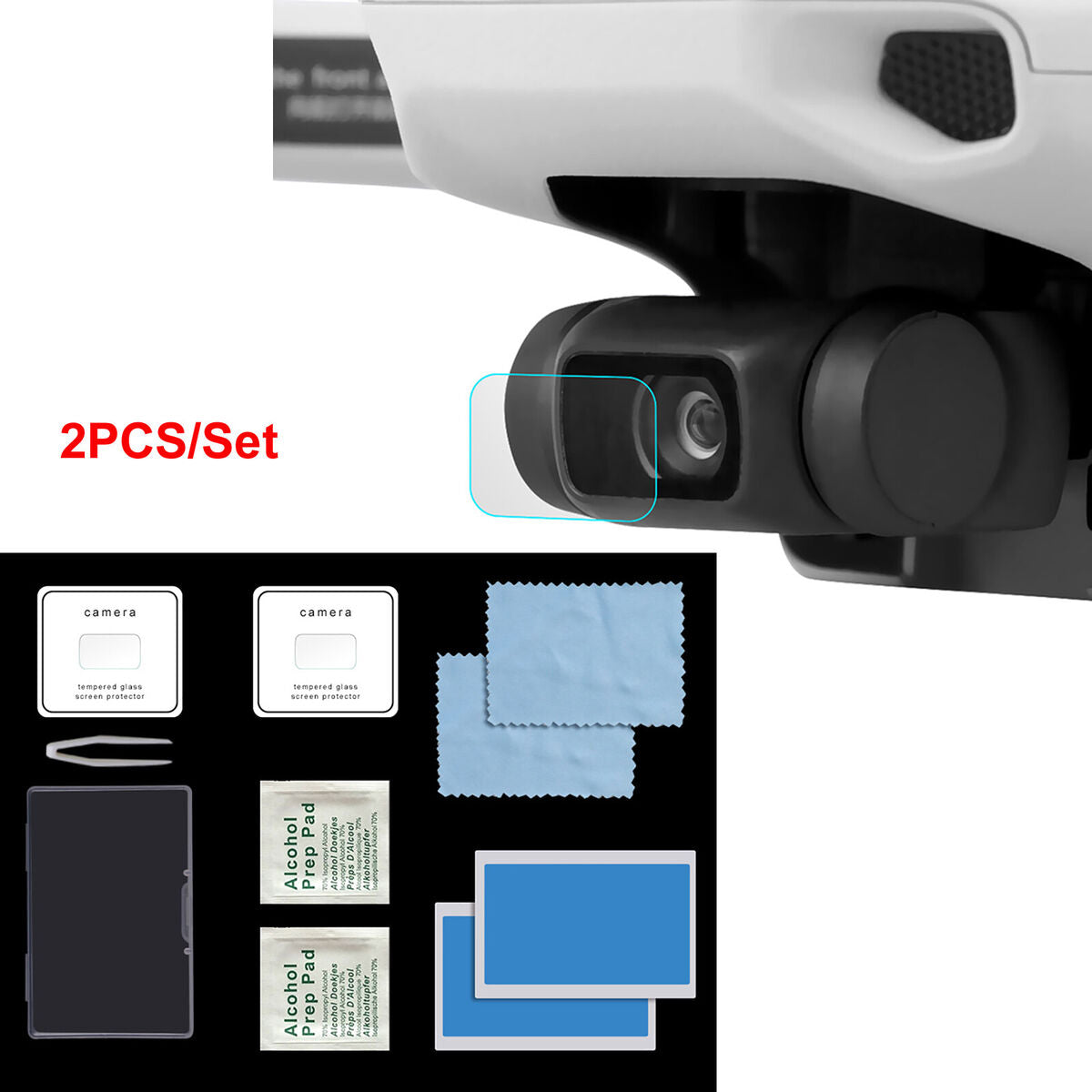9H Tempered Glass Camera Lens Screen Protector For DJI Mavic Mini/Mini 2 Drone