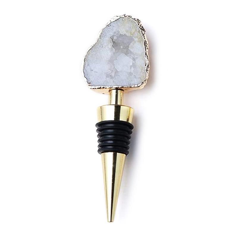 Decorative Crystal Wine & Beverage Bottle Stoppers Reusable Wine Corks Plug
