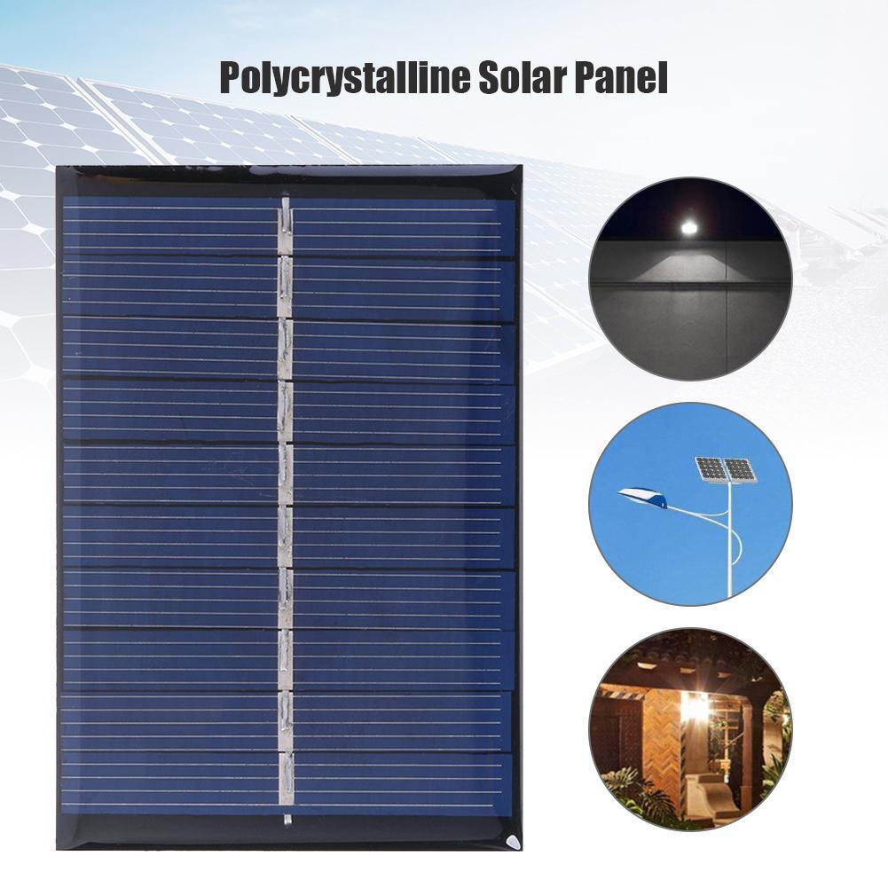 0.6W 5V 120mA Solar Cell Module Polycrystalline Solar Panel DIY Charger