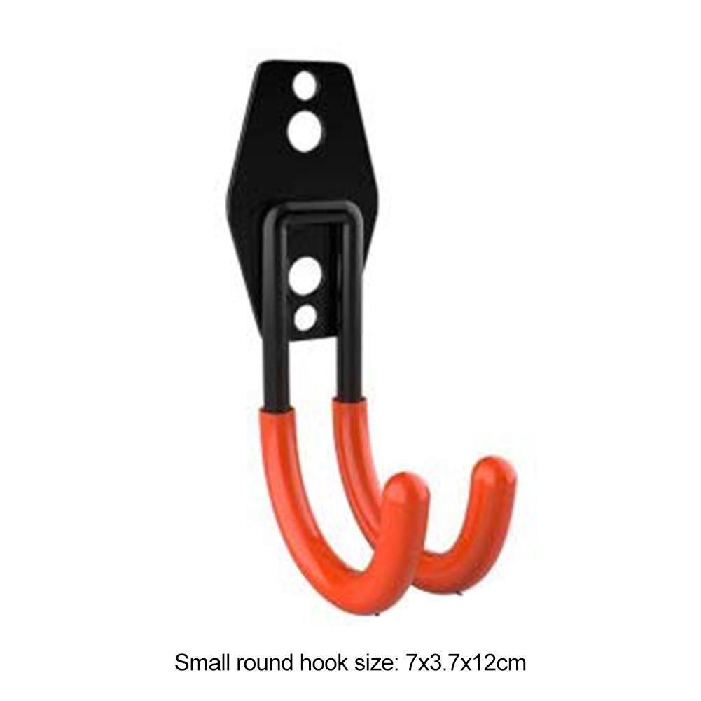 2 Hooks Heavy Duty Screw Installation Hook for Organizing Holder (S Round)
