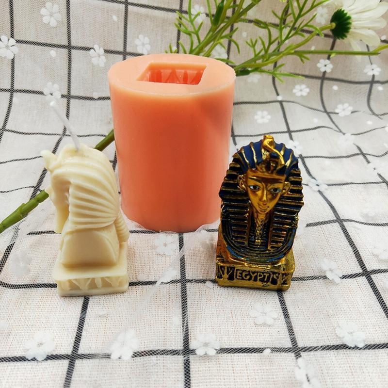 Ancient Cleopatra Lion Head Human Body Silicone Mold