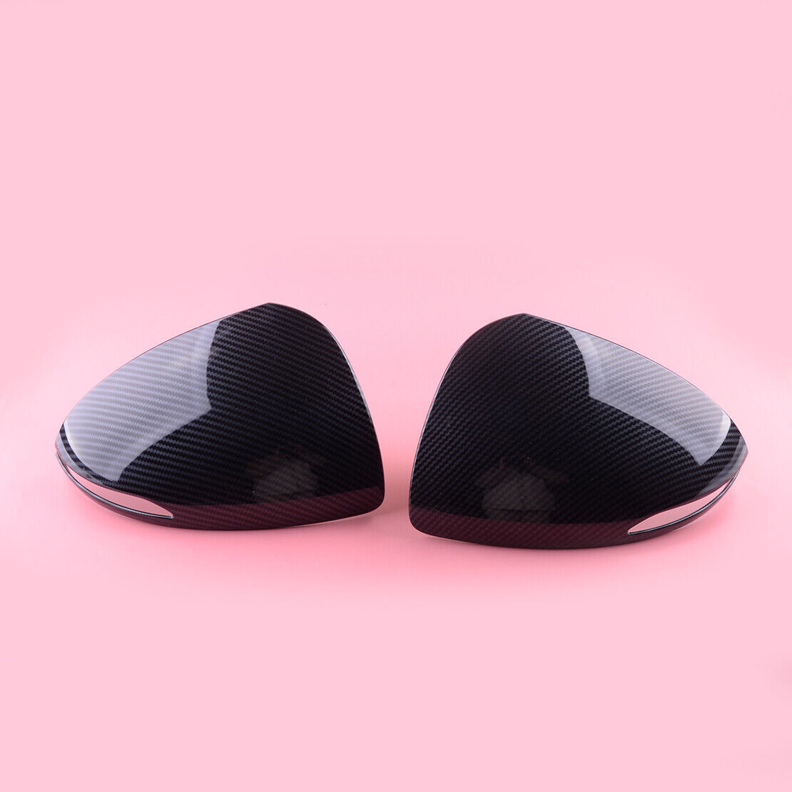 Left+Right Side Wing Door Rearview Mirror Cover Cap Fit For Hyundai Sonata 20-21