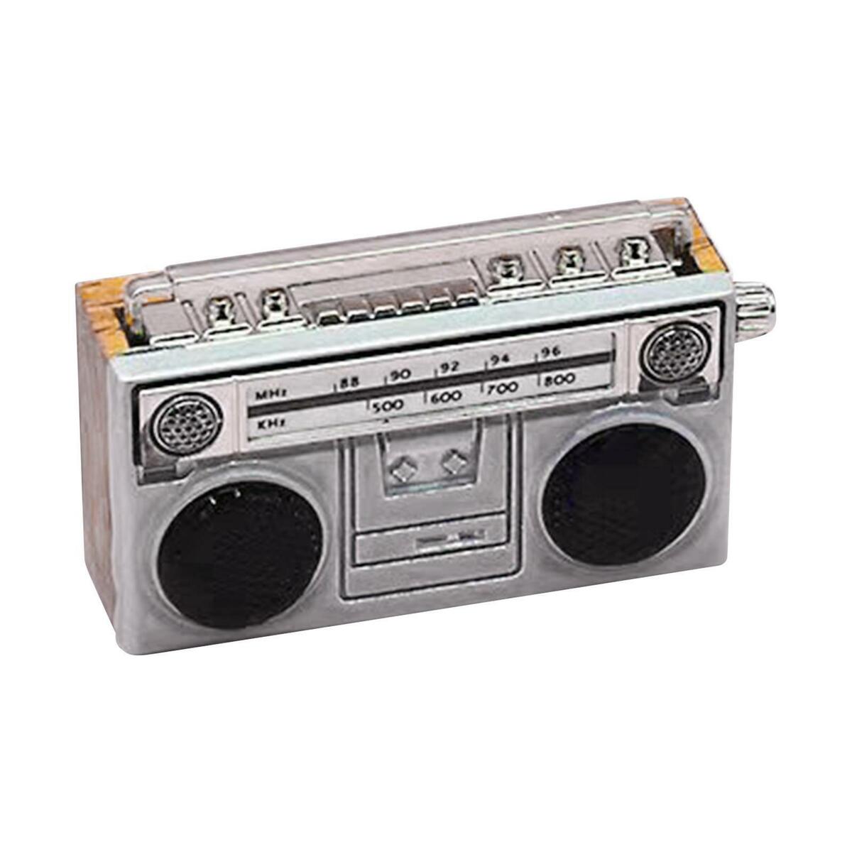 2 Pieces :12 Scale Radio  Living Room Scenery Decoration