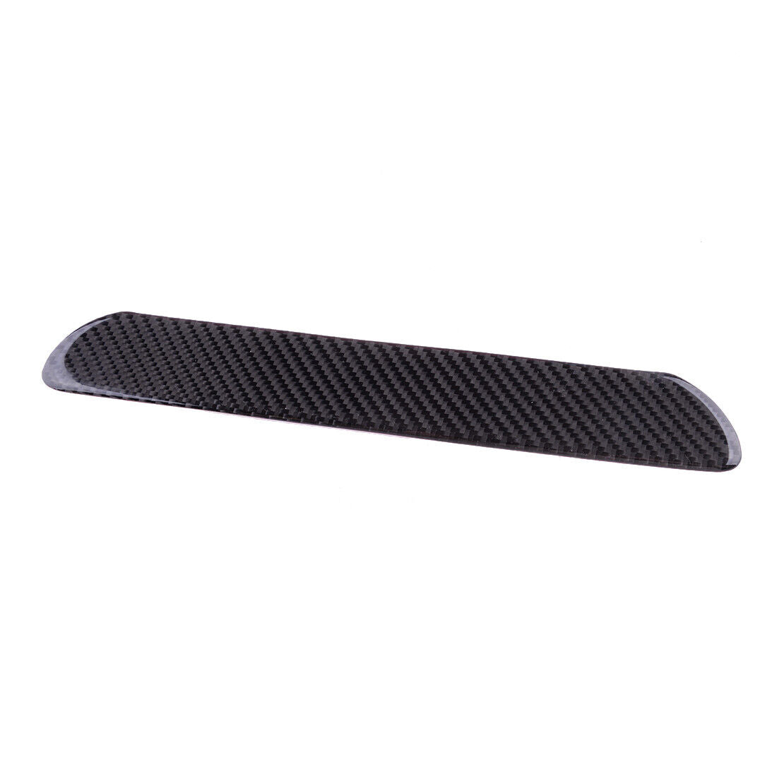 2pcs Small Size Carbon Fiber Car Scuff Plate Door Sill Cover Panel Step Guard