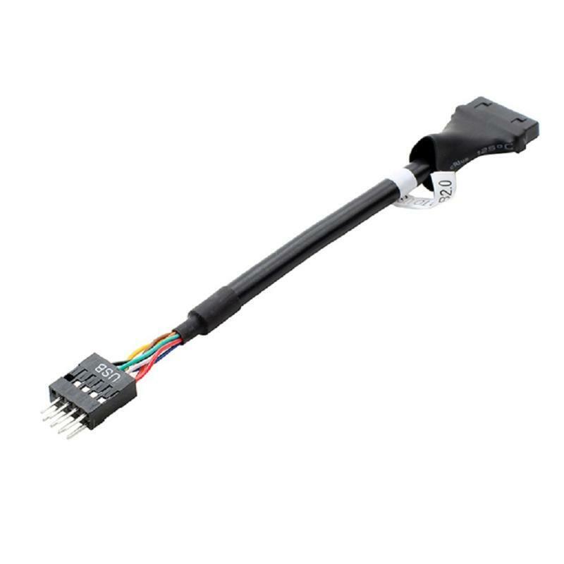 Motherboard Adapter Cable USB 3.0 19Pin Female to USB 2.0 9Pin Male Convertor