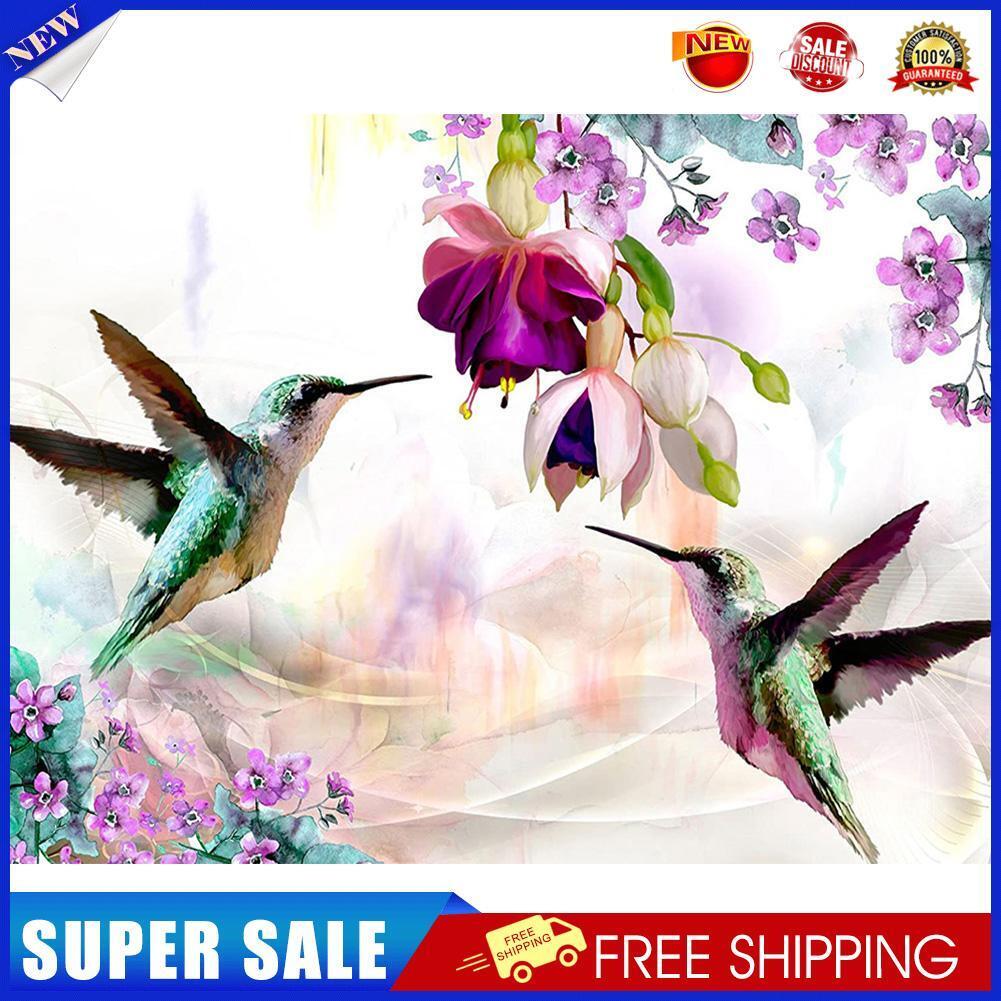5D DIY Diamond Painting Bird Flower Full Square Drill Mosaic Picture Kit