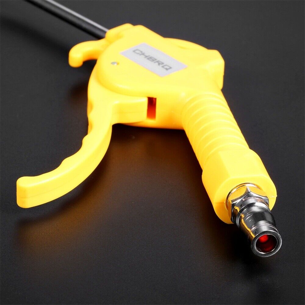 Yellow Air Compressor Blow Air Cleaner Dust Blow Gun Air Duster Handy Tool 1pc