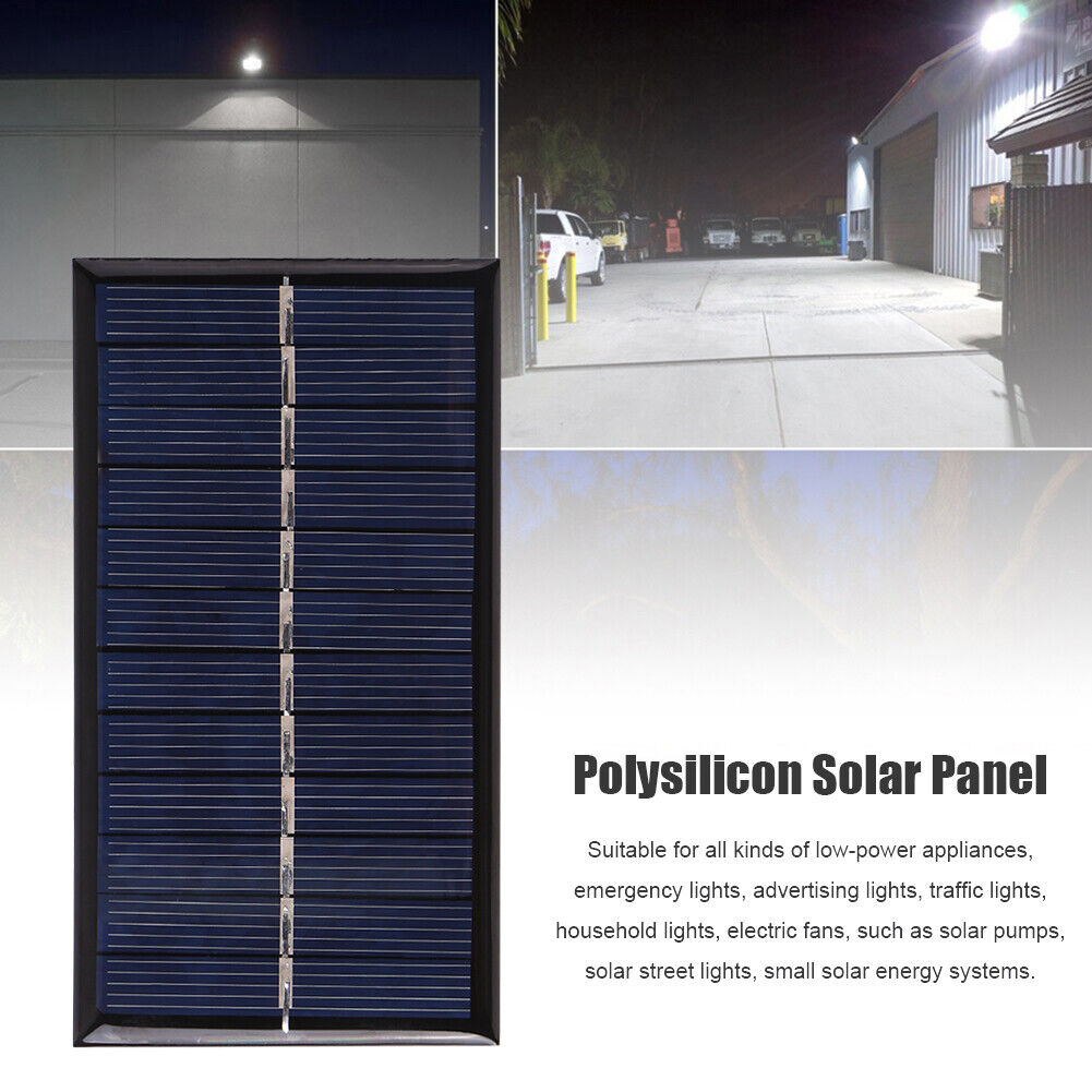 1W 6V Mini Solar Panel DIY Solar System for Phone Power Bank Cell Chargers